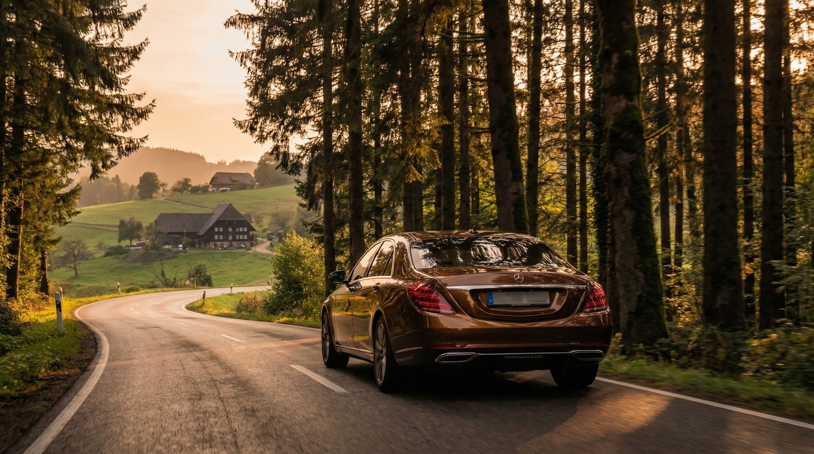 Geschäftsfahrzeug im Schwarzwald — Gewerbeversicherung für Ihren Betrieb